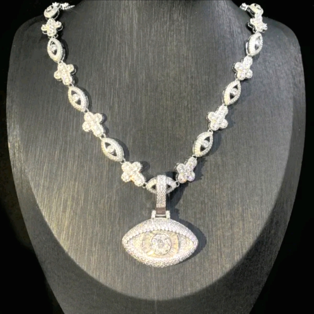 Men's 925 Chain and Charm
